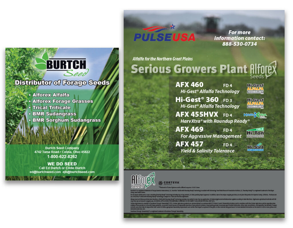 Burtch Seed, Pulse USA print ads